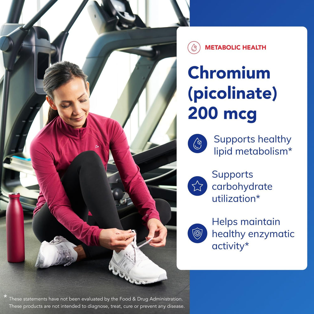 Pure Encapsulations Chromium Picolinate label shows allergen-free formulation