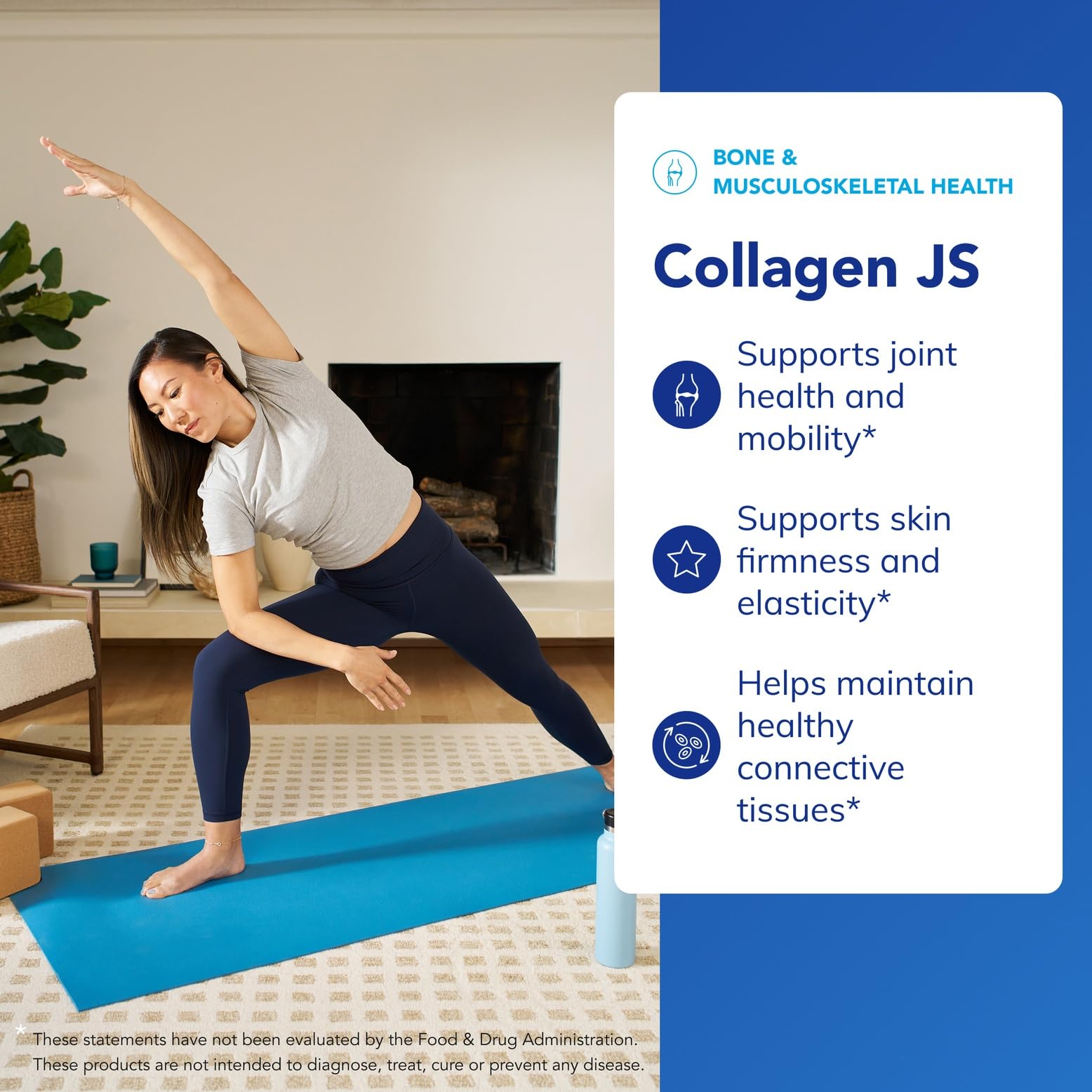 Pure Encapsulations Collagen JS capsules closeup—1000 mg BioCell Collagen for joint and skin support.