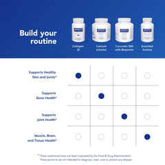 Pure Encapsulations Collagen JS glass bottle scene suggesting everyday wellness.