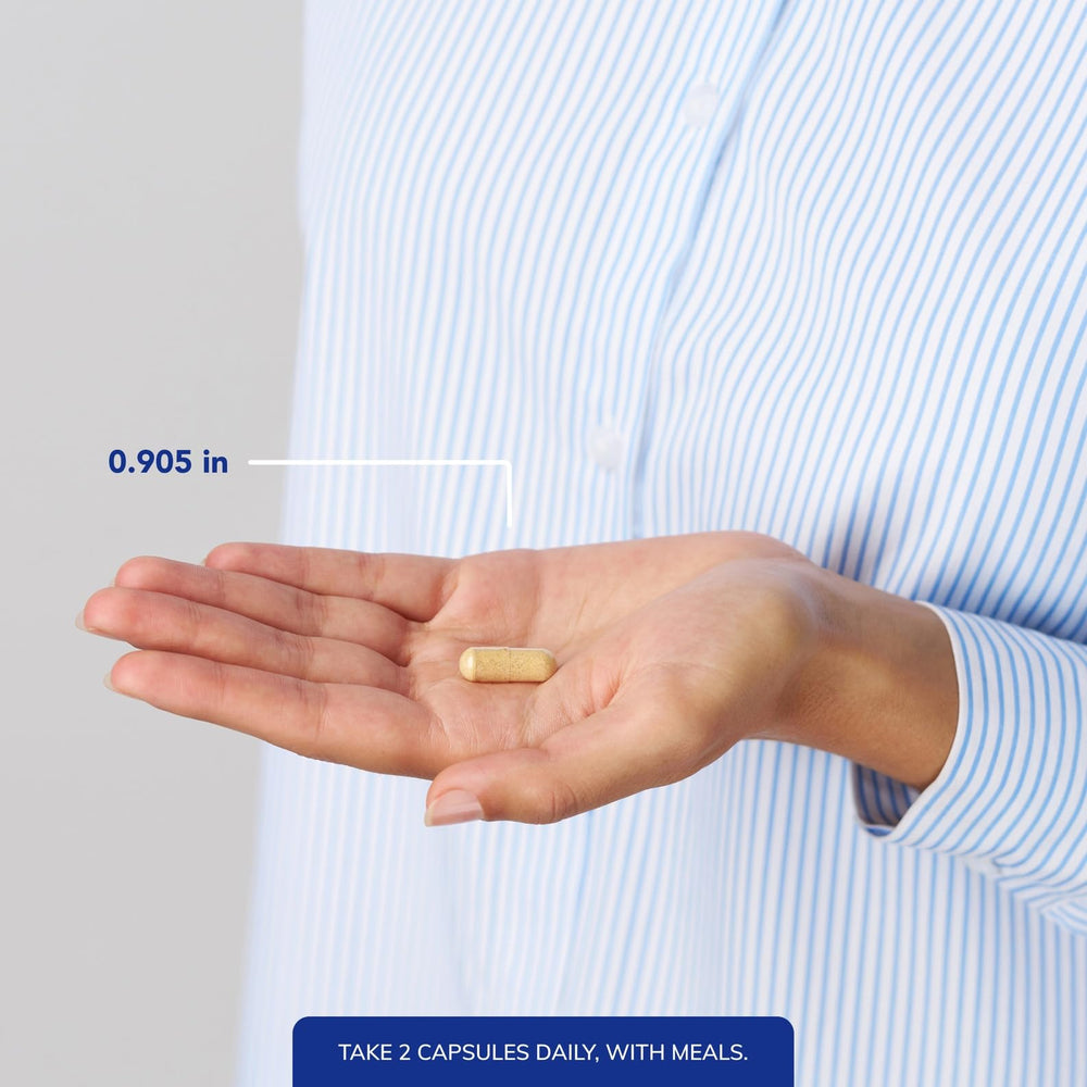 Pure Encapsulations DIM Detox bottle with dosage details for easy planning.