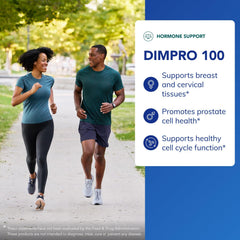 Pure Encapsulations DIMPRO 100 capsules inside bottle for convenient daily use