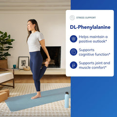Pure Encapsulations DL-Phenylalanine memory-support scene suggests study-ready focus.
