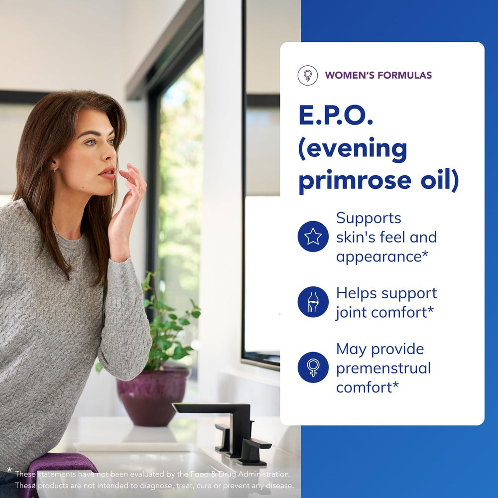 Pure Encapsulations E.P.O. label close-up showing allergen-free formula