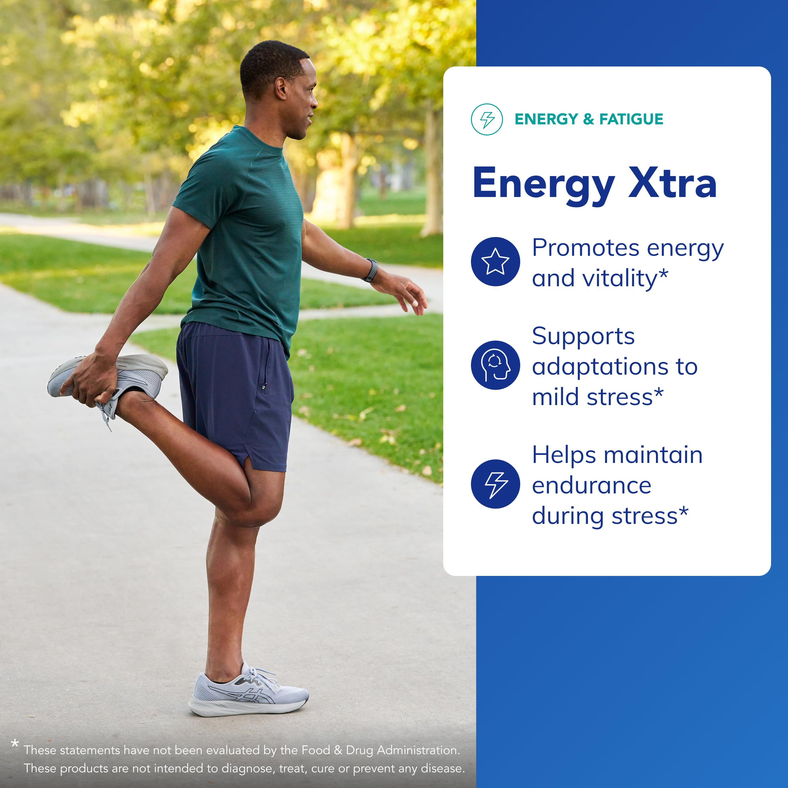 Pure Encapsulations Energy Xtra label detail showing ingredient highlights.