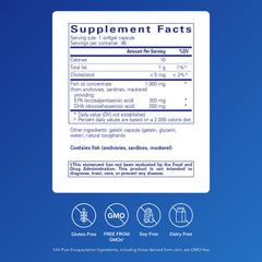 Pure Encapsulations EPA/DHA Essentials softgels pack for daily joint and brain health