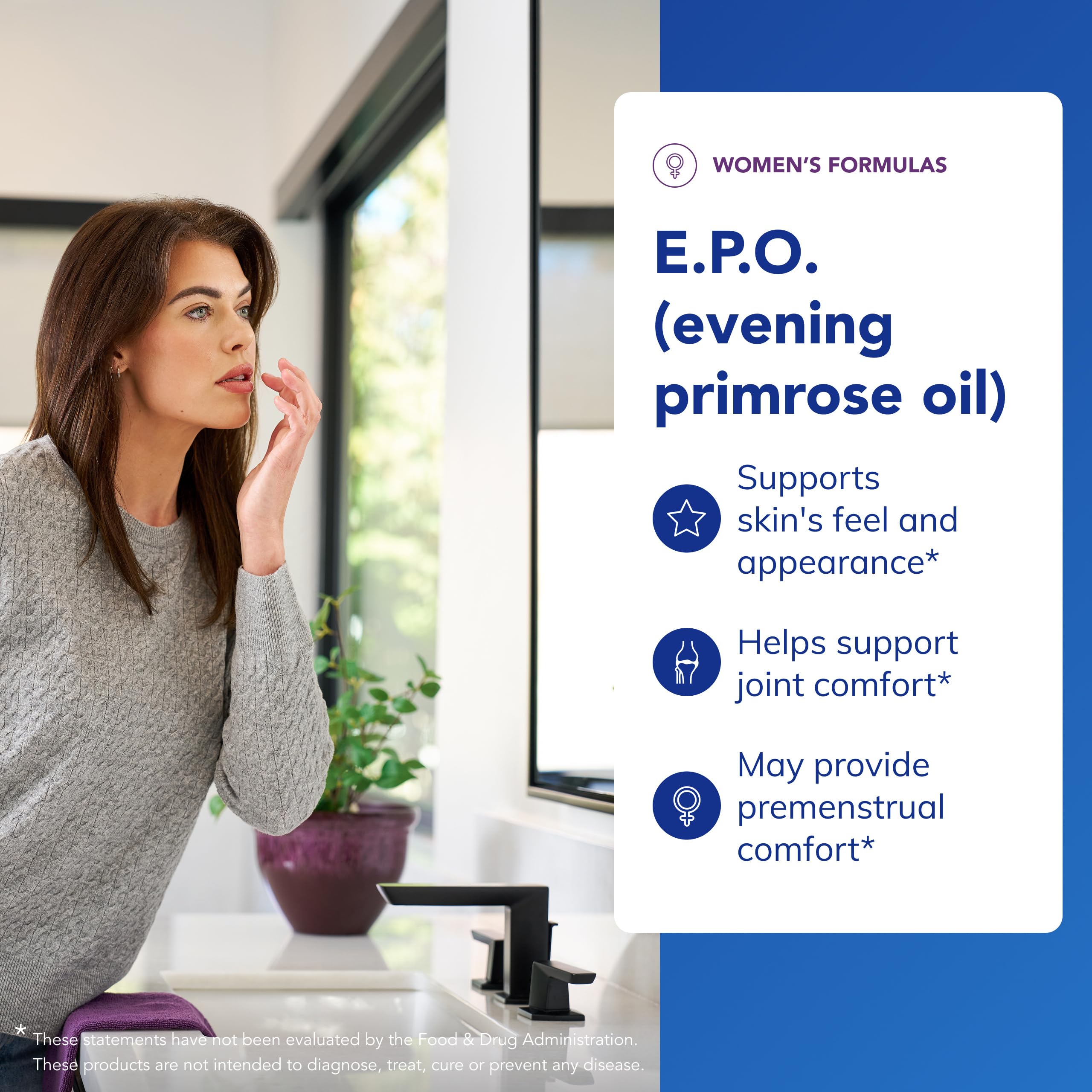 Bottle of Pure Encapsulations E.P.O. being poured for routines.