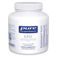 Pure Encapsulations E.P.O. softgel bottle for easy daily use.