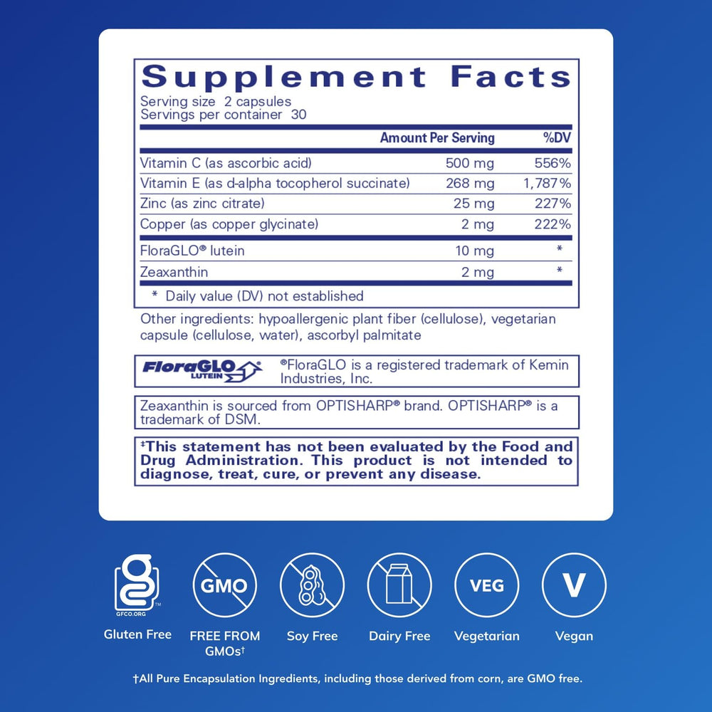 Pure Encapsulations EyeProtect Basics pour showing timely, convenient intake during routines.