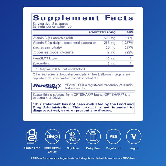 Pure Encapsulations EyeProtect Basics pour showing timely, convenient intake during routines.