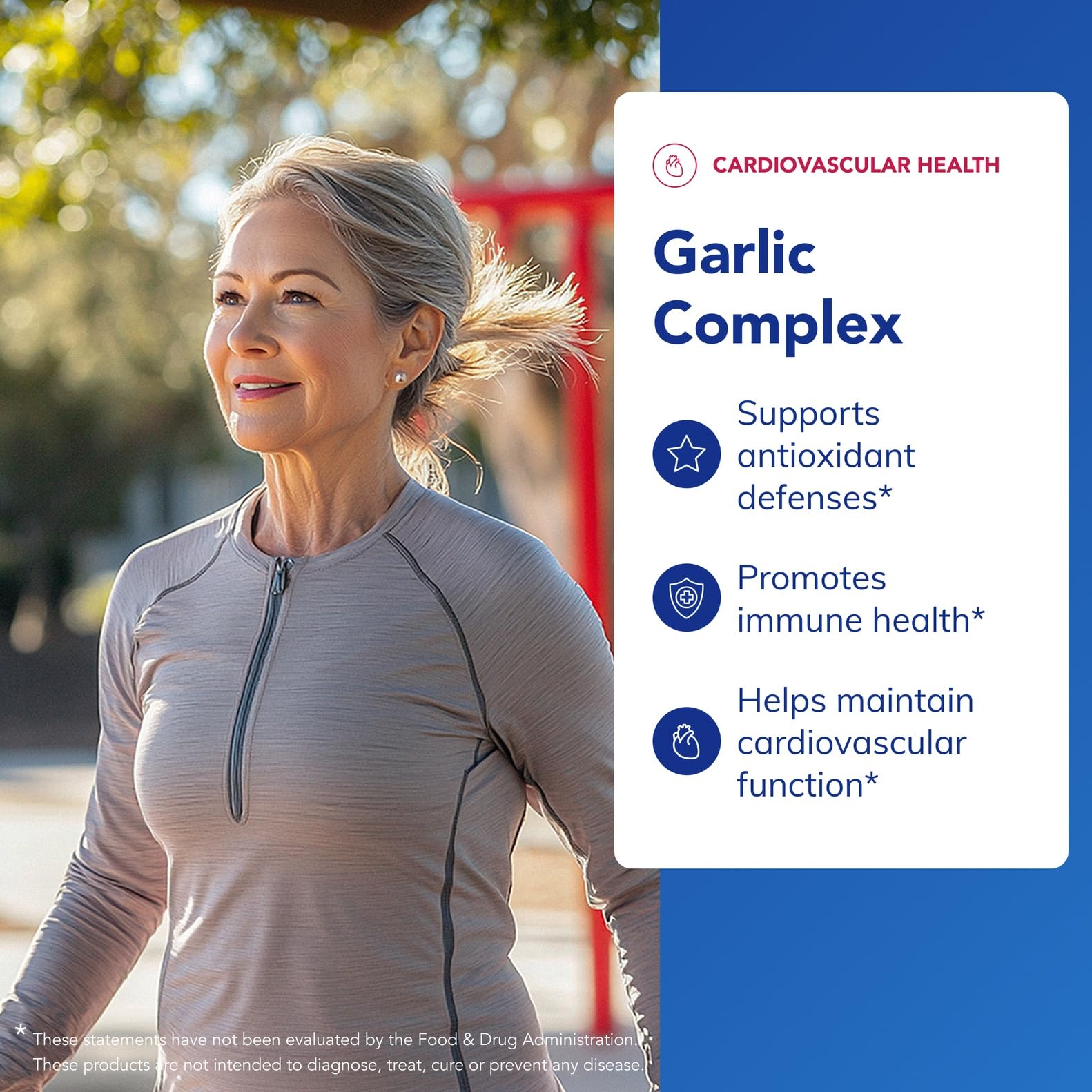 Pure Encapsulations Garlic Complex label close-up highlighting a clean formulation.