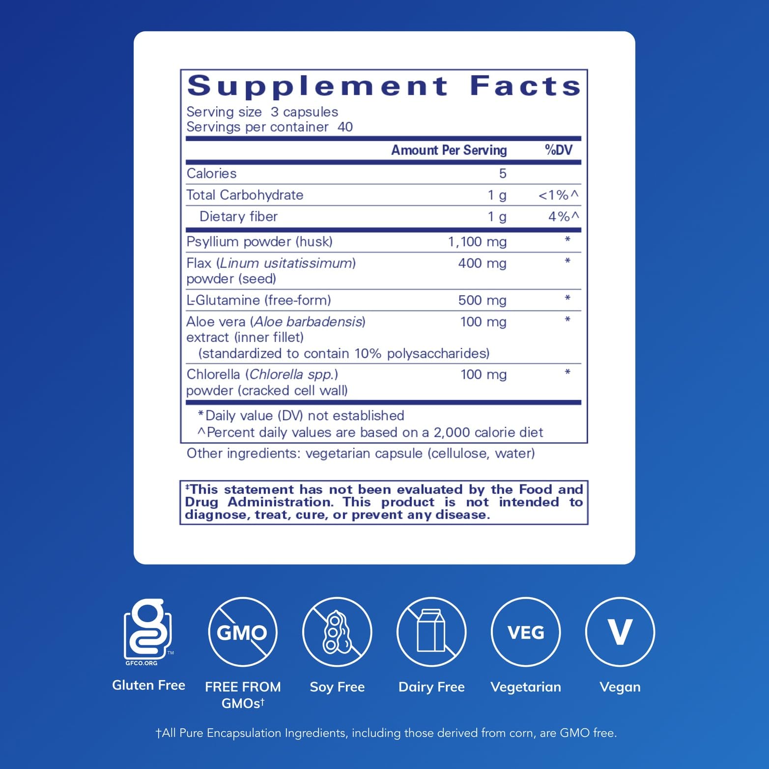 Pouring GI Fortify capsules suggests easy daily intake for digestive health.
