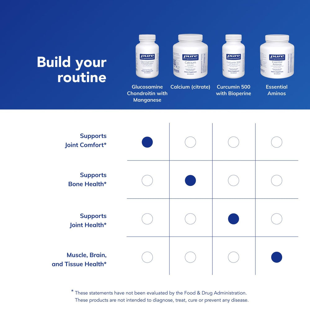 Supplement facts panel highlights allergen-free, pure ingredients.