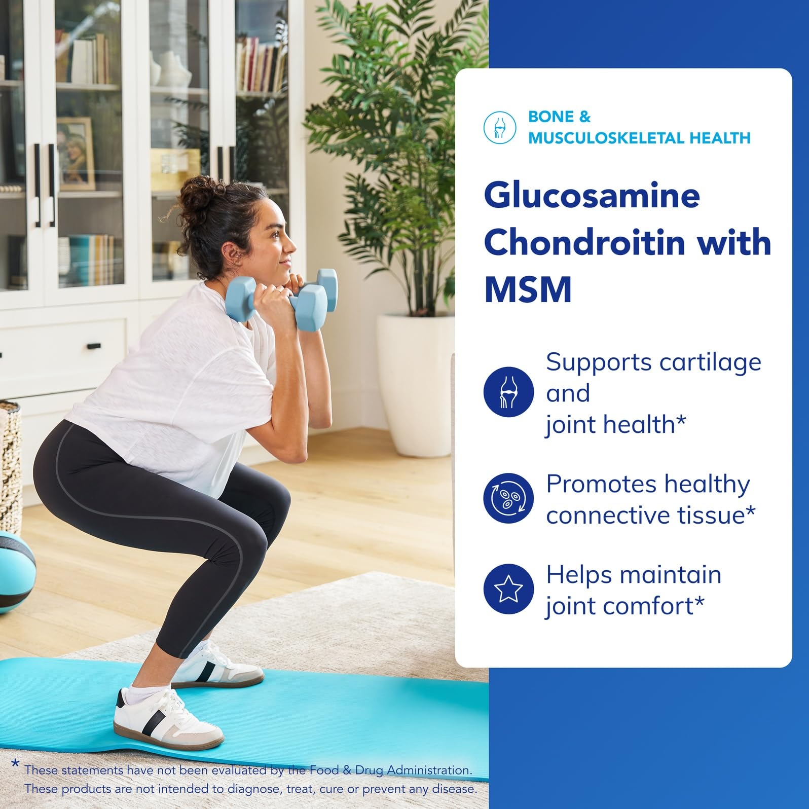 Pure Encapsulations glucosamine chondroitin MSM capsules pack for everyday use.