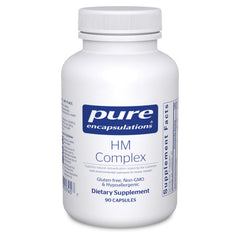 Pure Encapsulations HM Complex bottle with capsules for daily detox support.