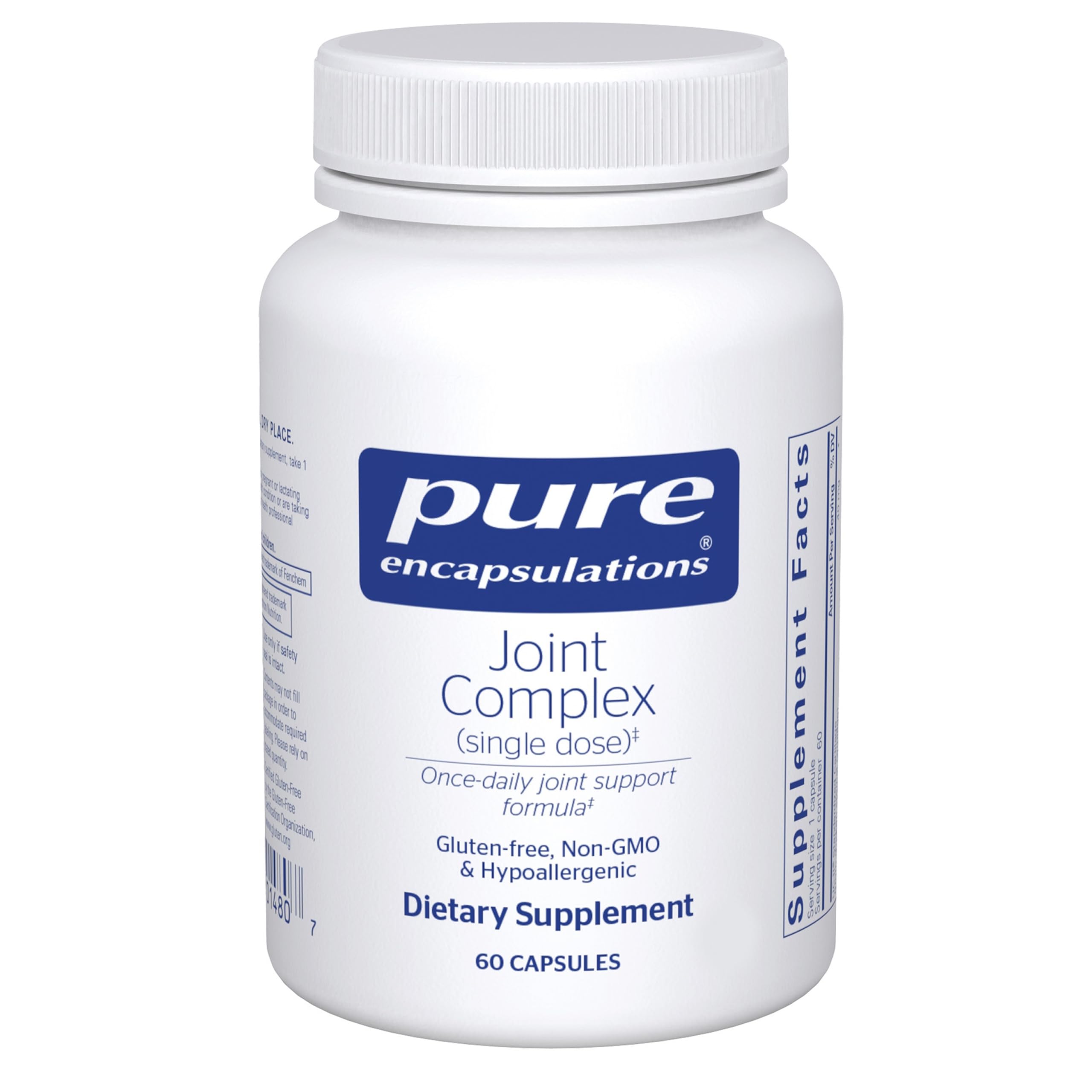 Pure Encapsulations Joint Complex bottle ready for daily mobility support.