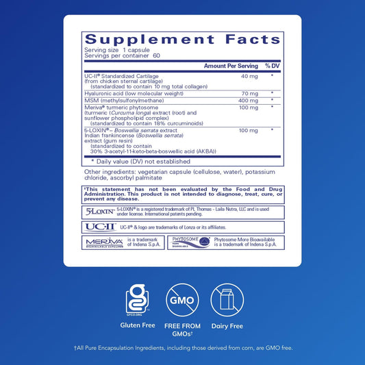Pure Encapsulations Joint Complex capsules offering convenient daily joint support.