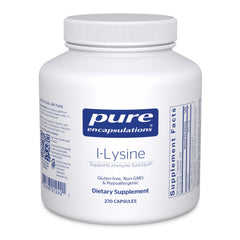 Pure Encapsulations L-Lysine capsules ready for daily immune support