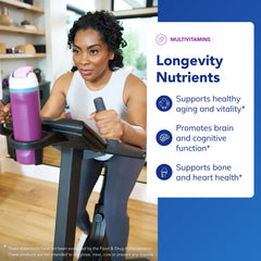 Pure Encapsulations Longevity Nutrients label close-up showing ingredients clearly.