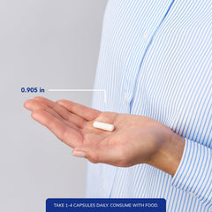 Pouring Pure Encapsulations Magnesium Citrate Malate capsules for simple daily supplementation