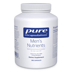 Pure Encapsulations Men's Nutrients bottle front view for daily energy