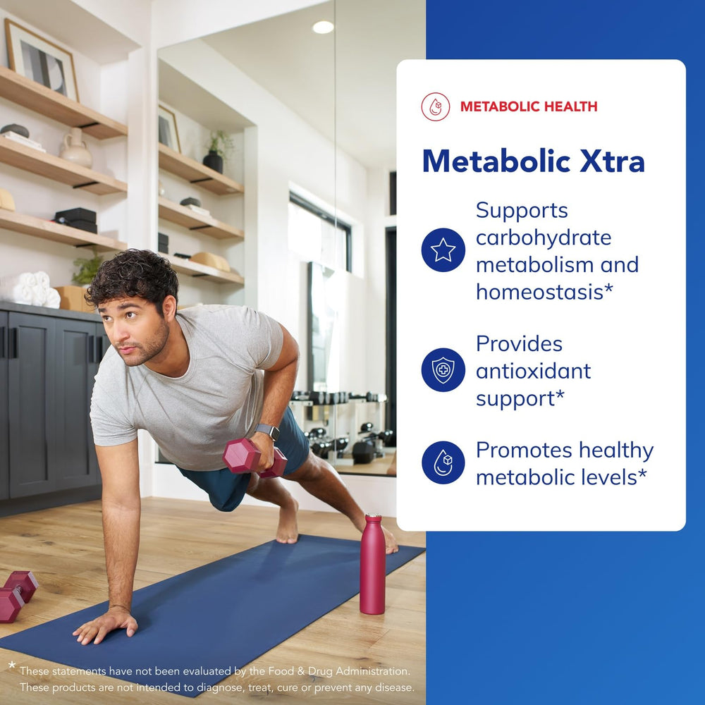 Pure Encapsulations Metabolic Xtra capsules close-up highlighting easy-to-swallow capsules