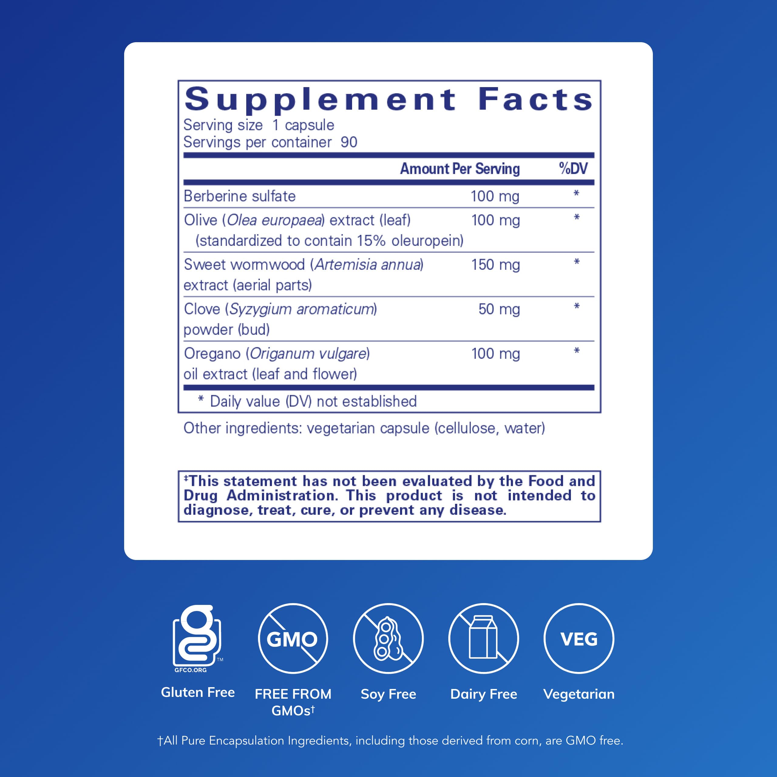 MicroDefense with Oregano label closeup emphasizes hypoallergenic, high-purity formulation.
