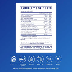 Pure Encapsulations Mineral 650 capsules closeup shows small, easy-to-swallow capsules