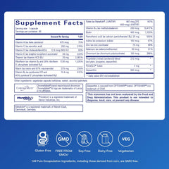 Pure Encapsulations Multi T/D capsules in the bottle illustrate convenient daily dosing