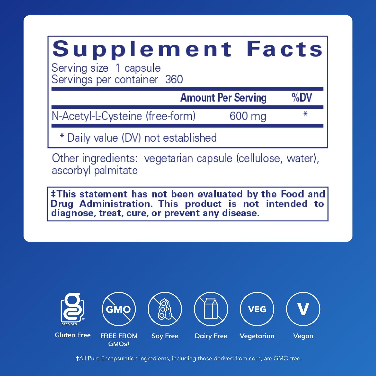 NAC 600 mg capsules close-up highlighting the supplement form for daily use.
