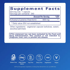 Pure Encapsulations NAC capsules close-up for daily antioxidant support