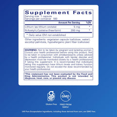 Pure Encapsulations NAC brain-support capsules promote neurotransmitter balance.