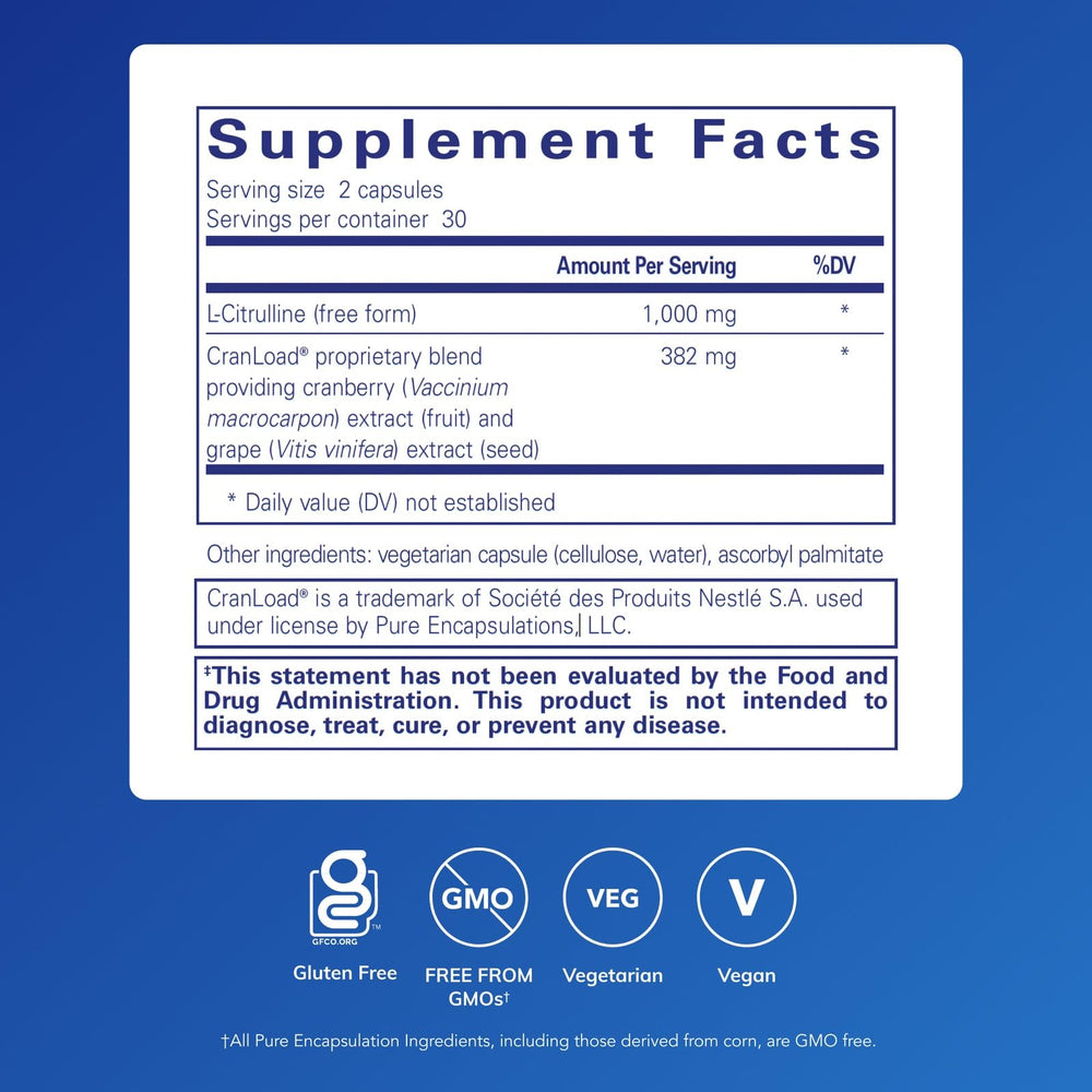 Pure Encapsulations Nitric Oxide Ultra capsules closeup for daily vascular health exploration