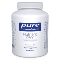 Pure Encapsulations Nutrient 950 bottle front — hypoallergenic multivitamin for daily wellness