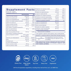 Pure Encapsulations Nutrient 950 capsules closeup; chelated minerals for better absorption.