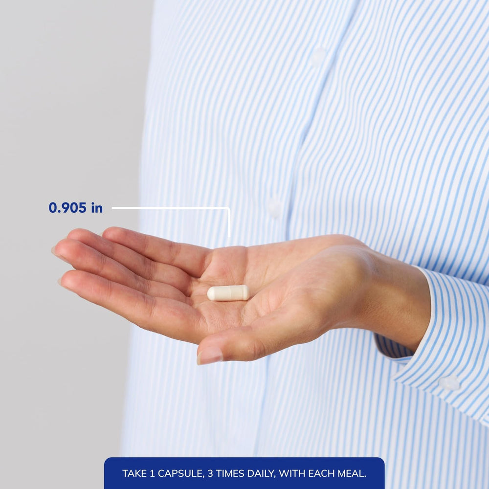 Pure Encapsulations Pancreatic Enzyme Formula pancreatin 500 mg per capsule emphasized.