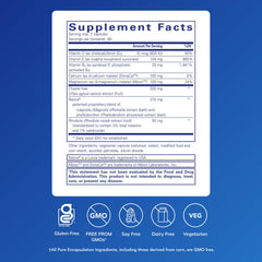 PMS Essentials capsules close-up highlighting hypoallergenic formula for sensitive users