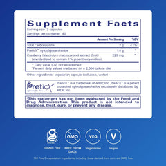 Pure Encapsulations Poly-Prebiotic capsules close-up showing easy daily use.