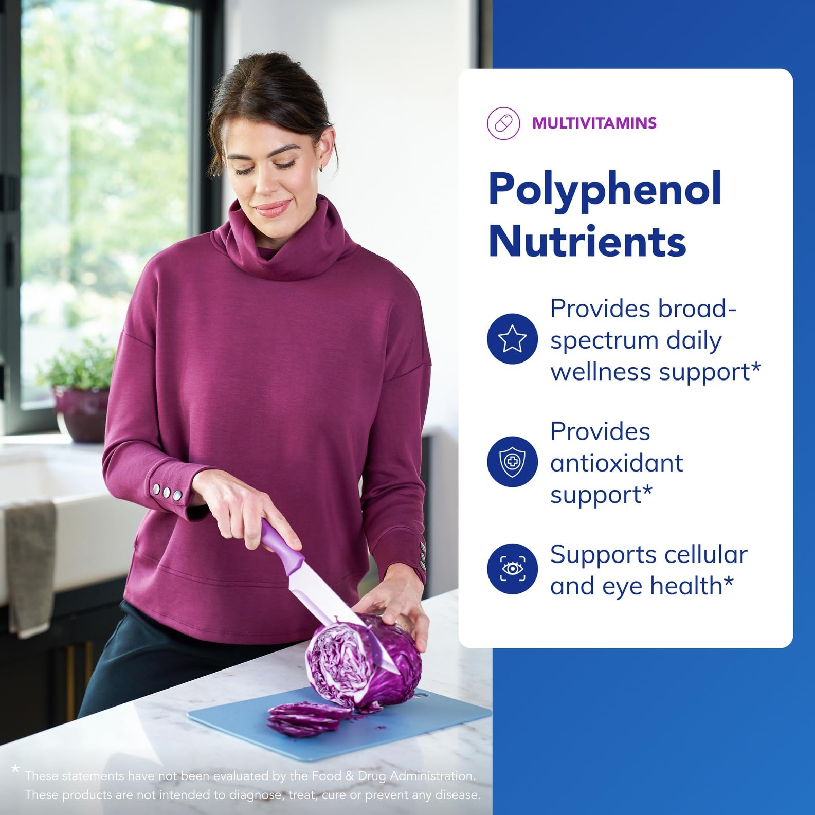 Label detail of Polyphenol Nutrients emphasizing potency and purity by Pure Encapsulations