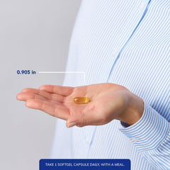 Bottle back label showing purity and allergen-free formulation for Pro-Resolve Omega