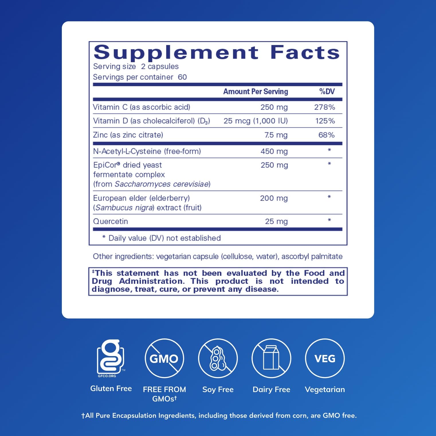 PureDefense with NAC capsules closeup—convenient daily immune support for busy lifestyles.