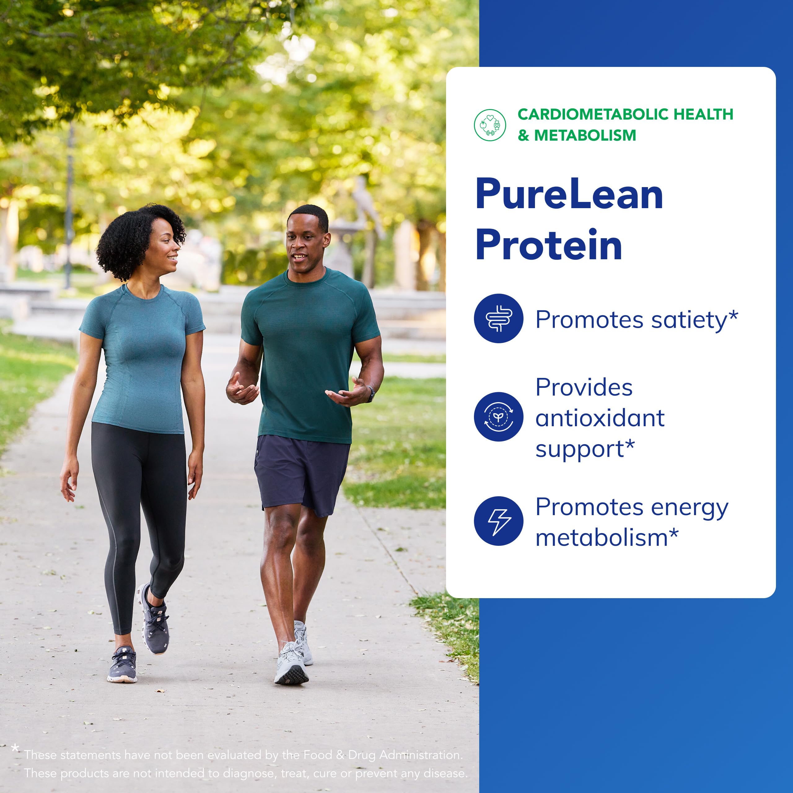 Pure Encapsulations PureLean Protein vanilla powder blends into smoothies.