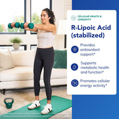 Pure Encapsulations R-Lipoic Acid Stabilized capsules on packaging for daily antioxidant use