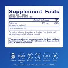 Pure Encapsulations Selenium (Citrate) capsules close-up—easy daily use.