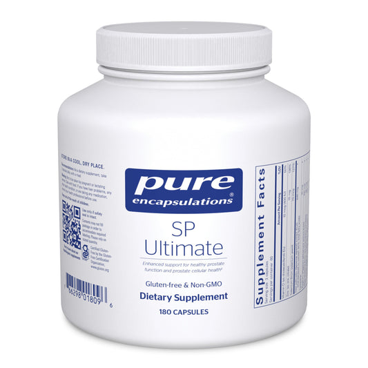 Pure Encapsulations SP Ultimate bottle ready for daily prostate support and urinary function.
