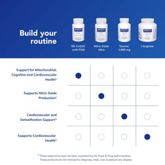 Non-GMO badge on Pure Encapsulations SR-CoQ10 with PQQ packaging.
