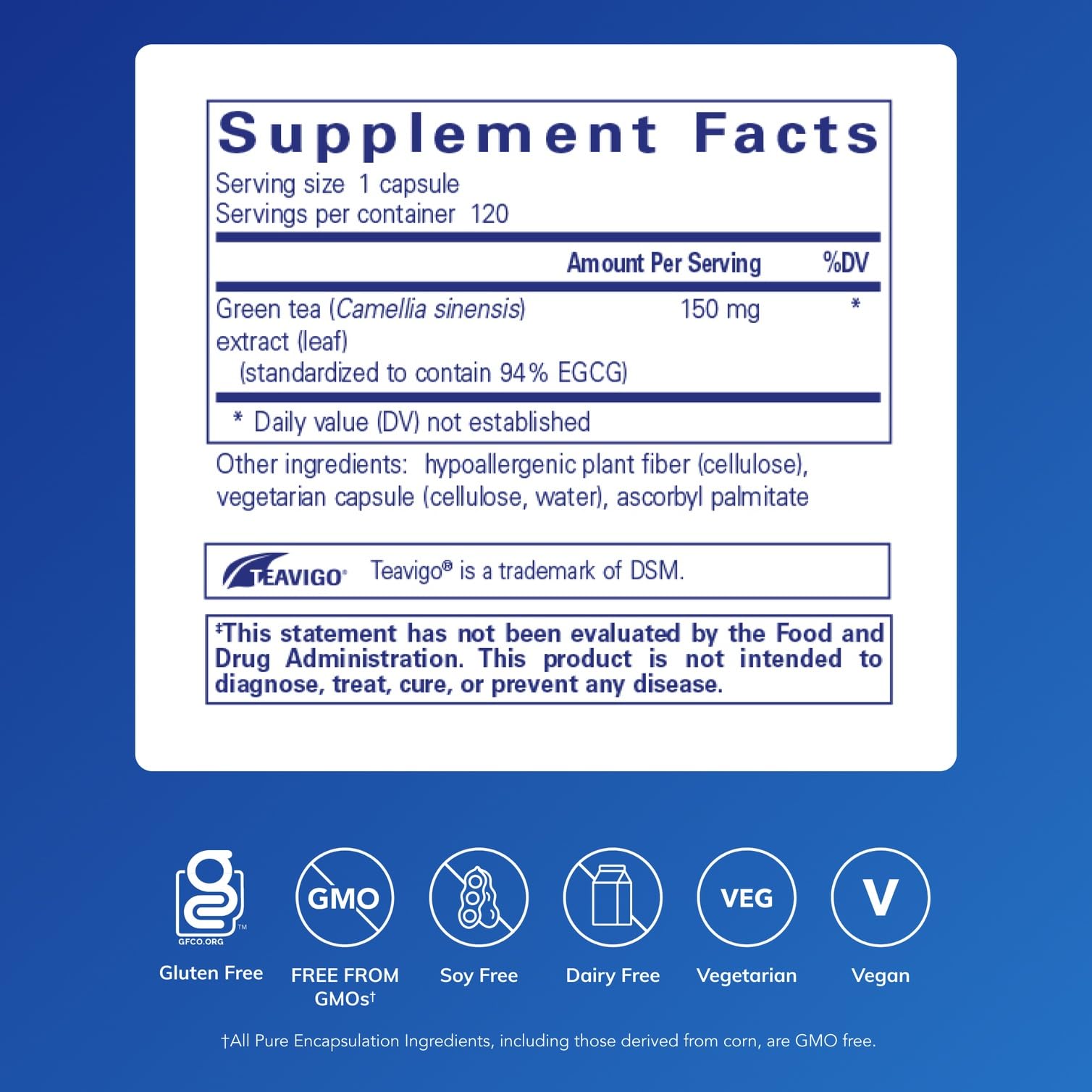 Teavigo capsules close-up highlighting hypoallergenic daily wellness use