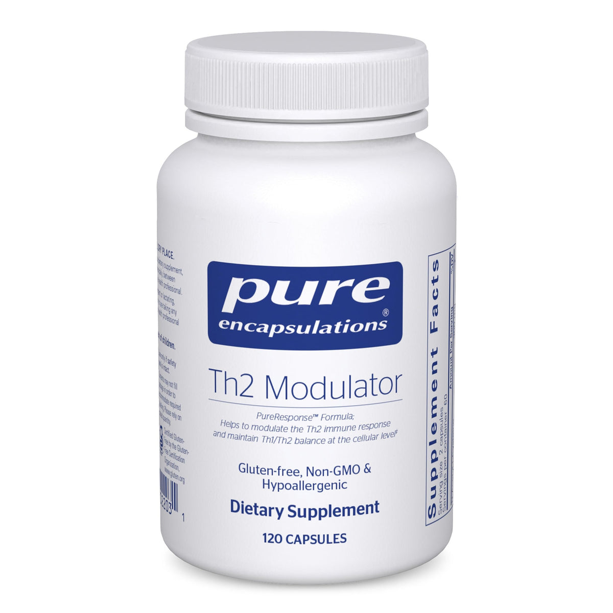 Pure Encapsulations Th2 Modulator bottle for daily immune balance support.