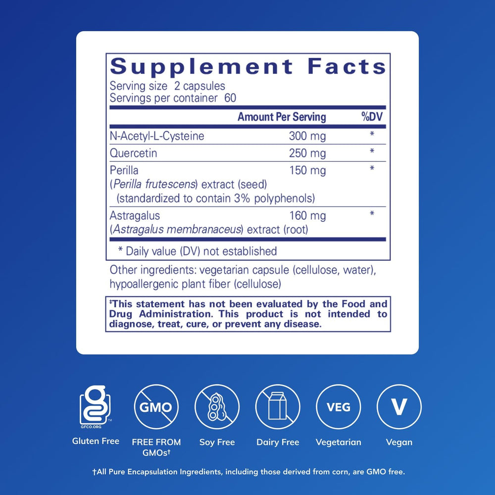 Th2 Modulator capsules close-up highlighting convenient dosing.