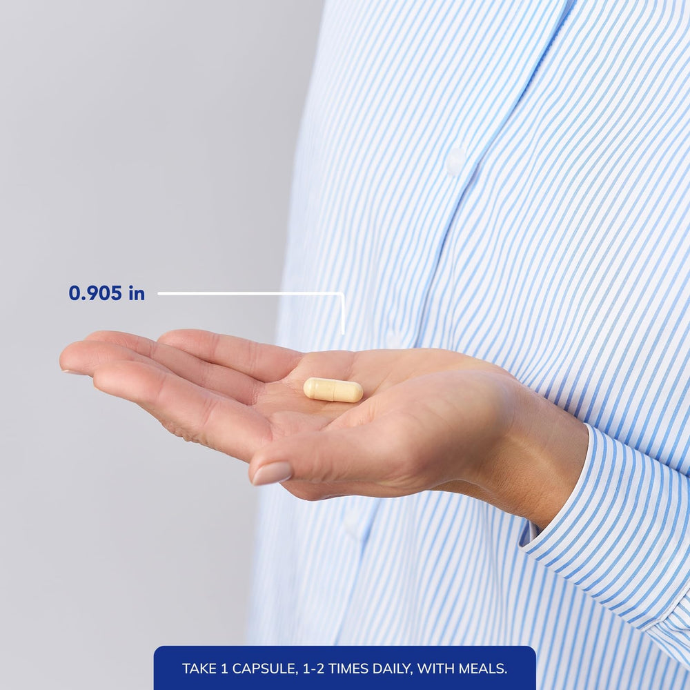 Pure Encapsulations packaging image emphasizes easy daily dosing for consistent energy.