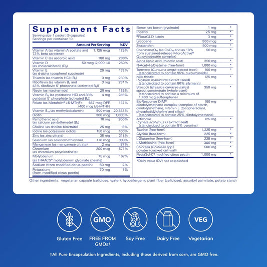 UltraDetox 10-day packets arranged for convenient daily detox support
